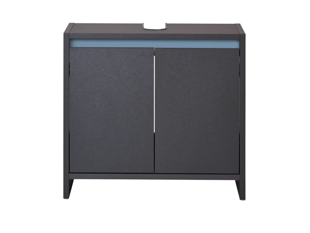 LIVARNO home Meuble sous-vasque Oslo, 60 x 55 x 28 cm, anthracite