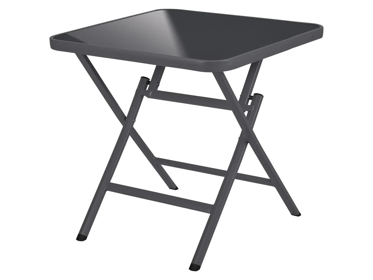LIVARNO Table en aluminium Houston / Toronto, 70 x 70 x 70 cm