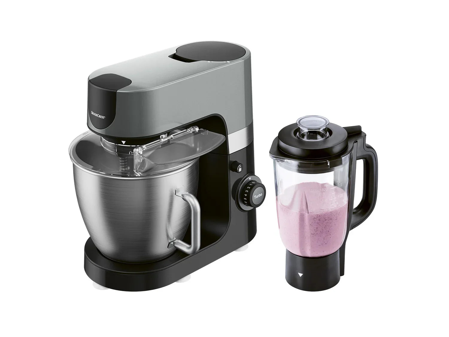 SILVERCREST KITCHEN TOOLS Robot de cuisine SKMP 1300 D3, 1300 W, 6,3 L