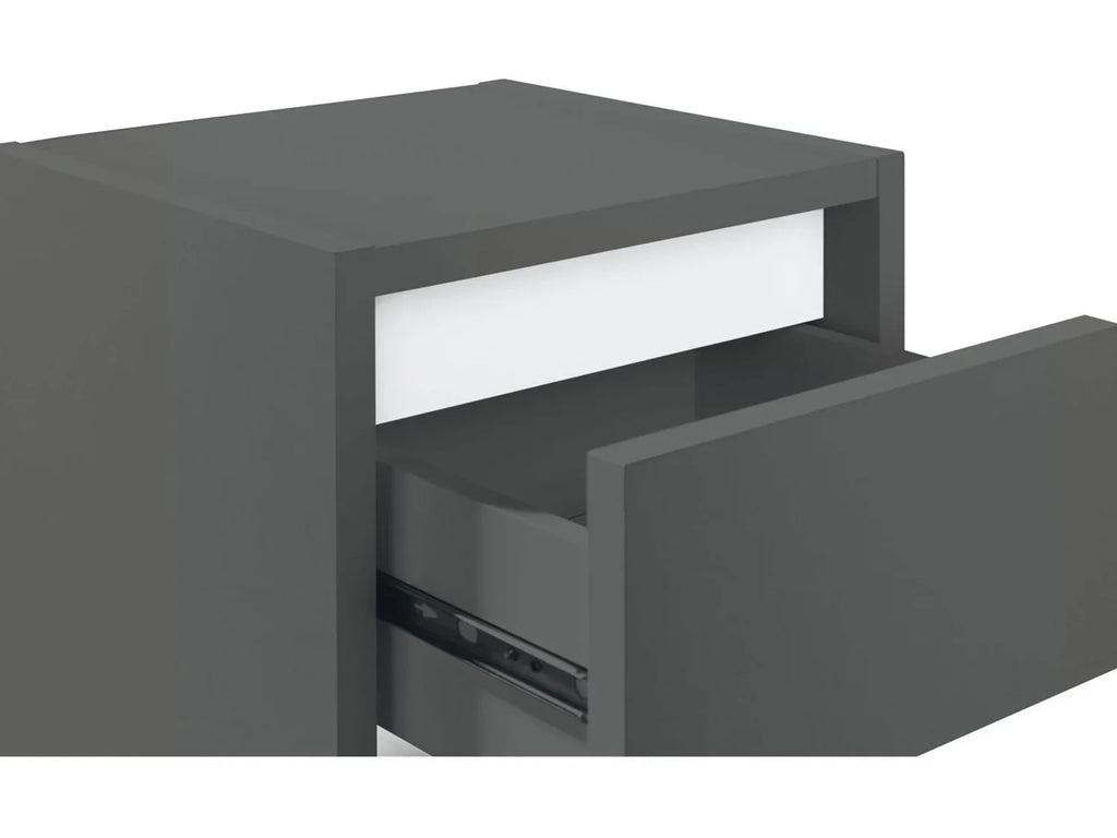 LIVARNO home Armoire latrale de salle de bains Oslo, 32 x 99 x 30 cm, anthracite