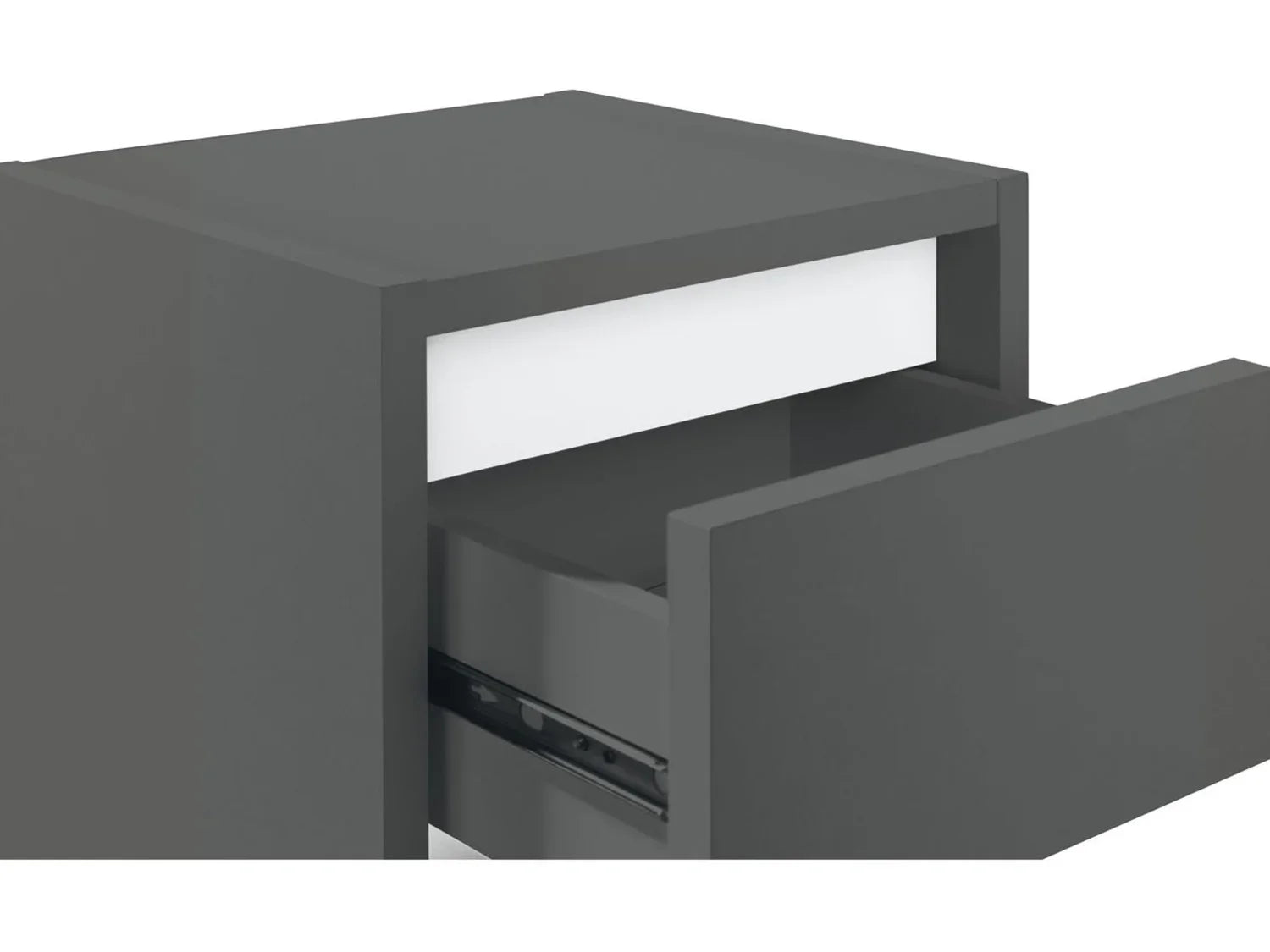 LIVARNO home Armoire latrale de salle de bains Oslo, 32 x 99 x 30 cm, anthracite