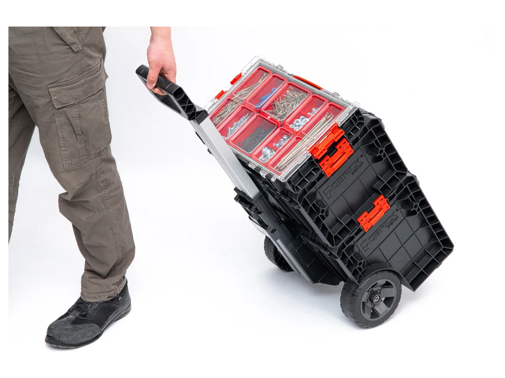 Qbrick System Kit caisse  outils sur roulettes, 3 pices