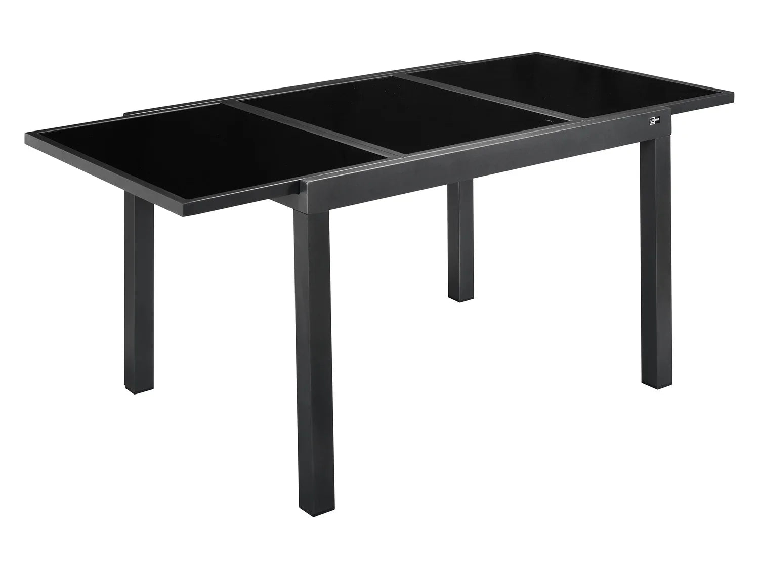 LIVARNO home Table de jardin extensible en aluminium Houston, noir