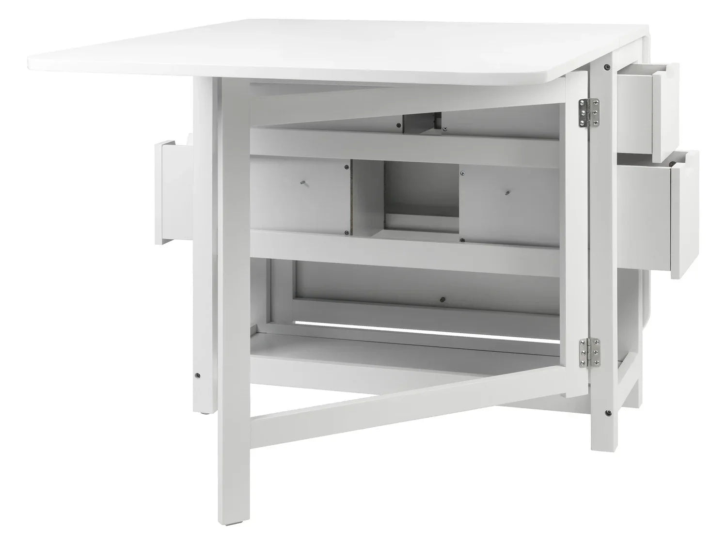 LIVARNO home Table pliante, 150 x 74 x 80 cm, blanche