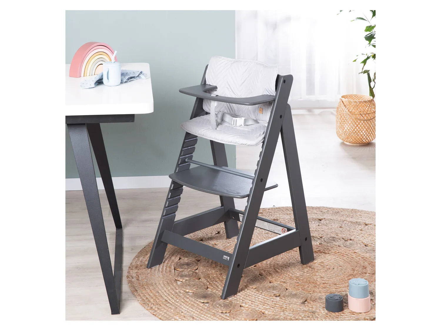 roba Chaise haute volutive Born Up Zick Zack 2 en 1