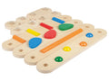 Playtive Jeu de poutres d'quilibre en bois, 9 pices
