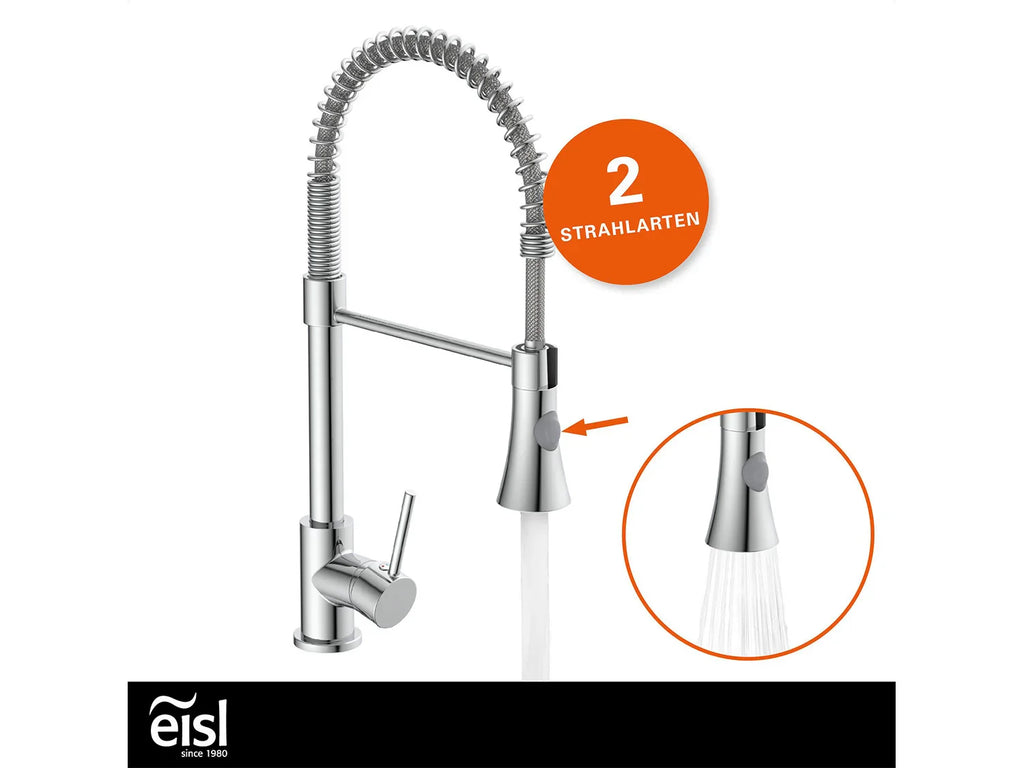 Eisl Mitigeur robinet de cuisine LEON, avec ressort en spirale