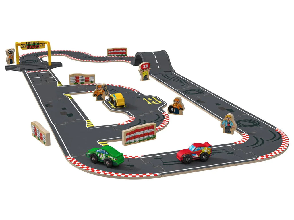 Playtive Set de circuit en bois
