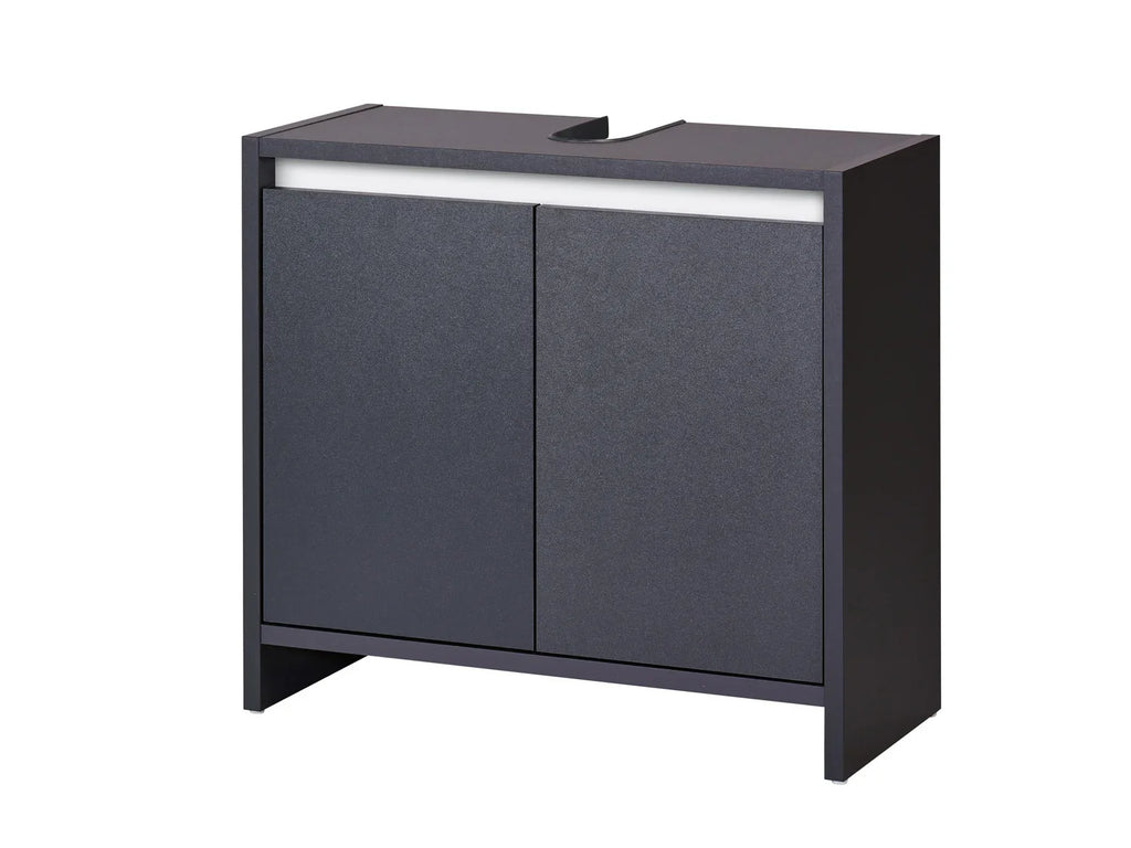 LIVARNO home Meuble sous-vasque Oslo, 60 x 55 x 28 cm, anthracite