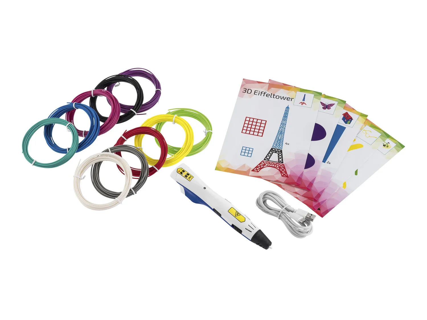 crelando Set de feutres 3D, 18 pices