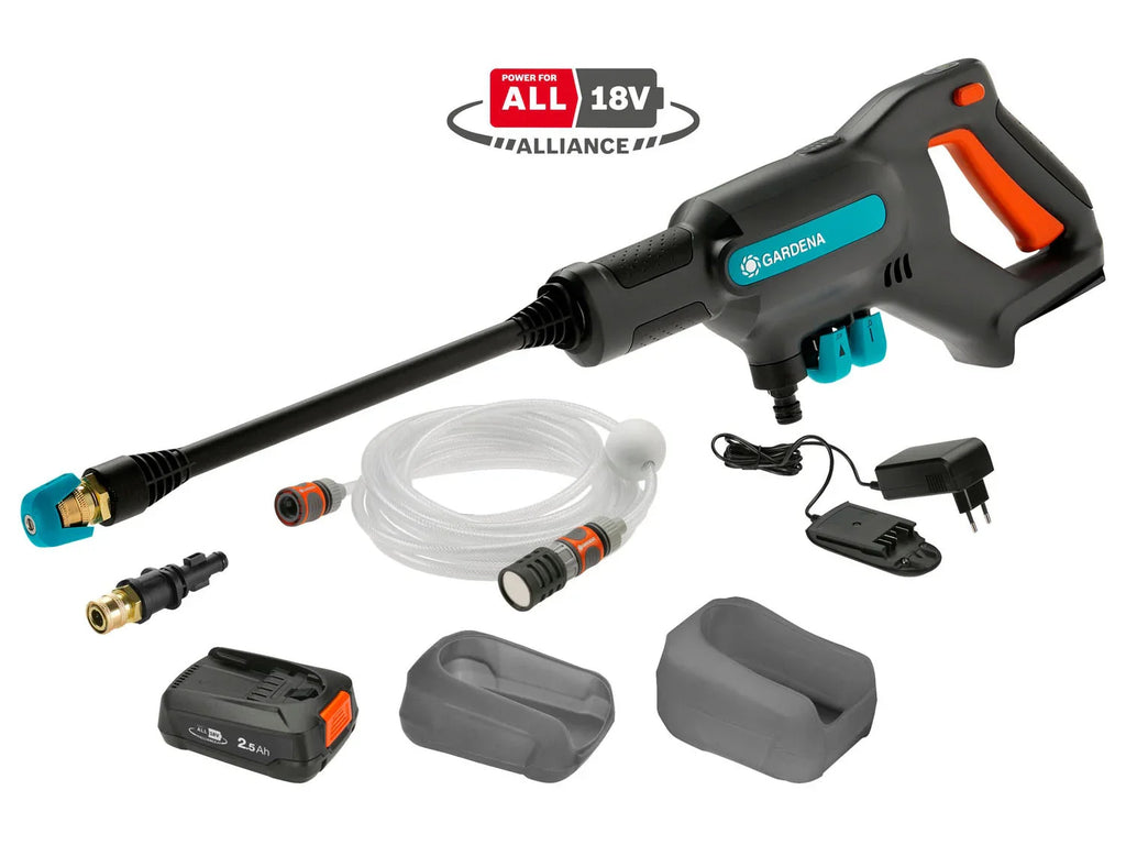 Gardena Nettoyeur moyenne pression  batterie AquaClean 24/18V P4A, 24 bar