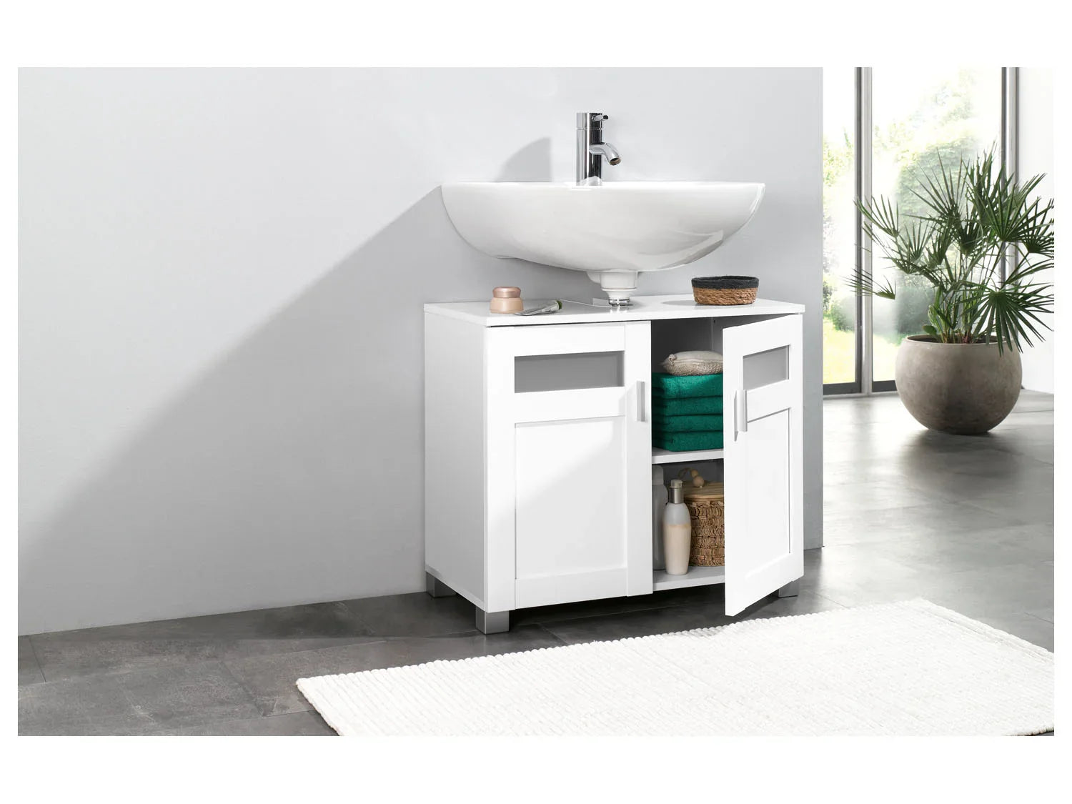 LIVARNO home Meuble sous-vasque Basel, 69 x 59 x 35 cm