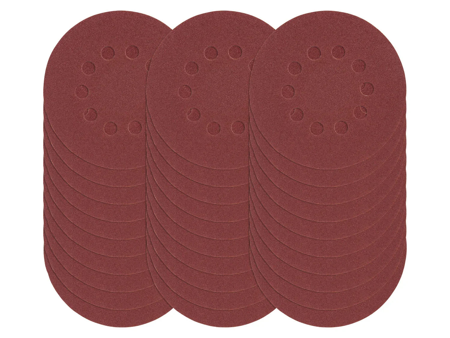 PARKSIDE Set de feuilles abrasives, pour meuleuses excentriques