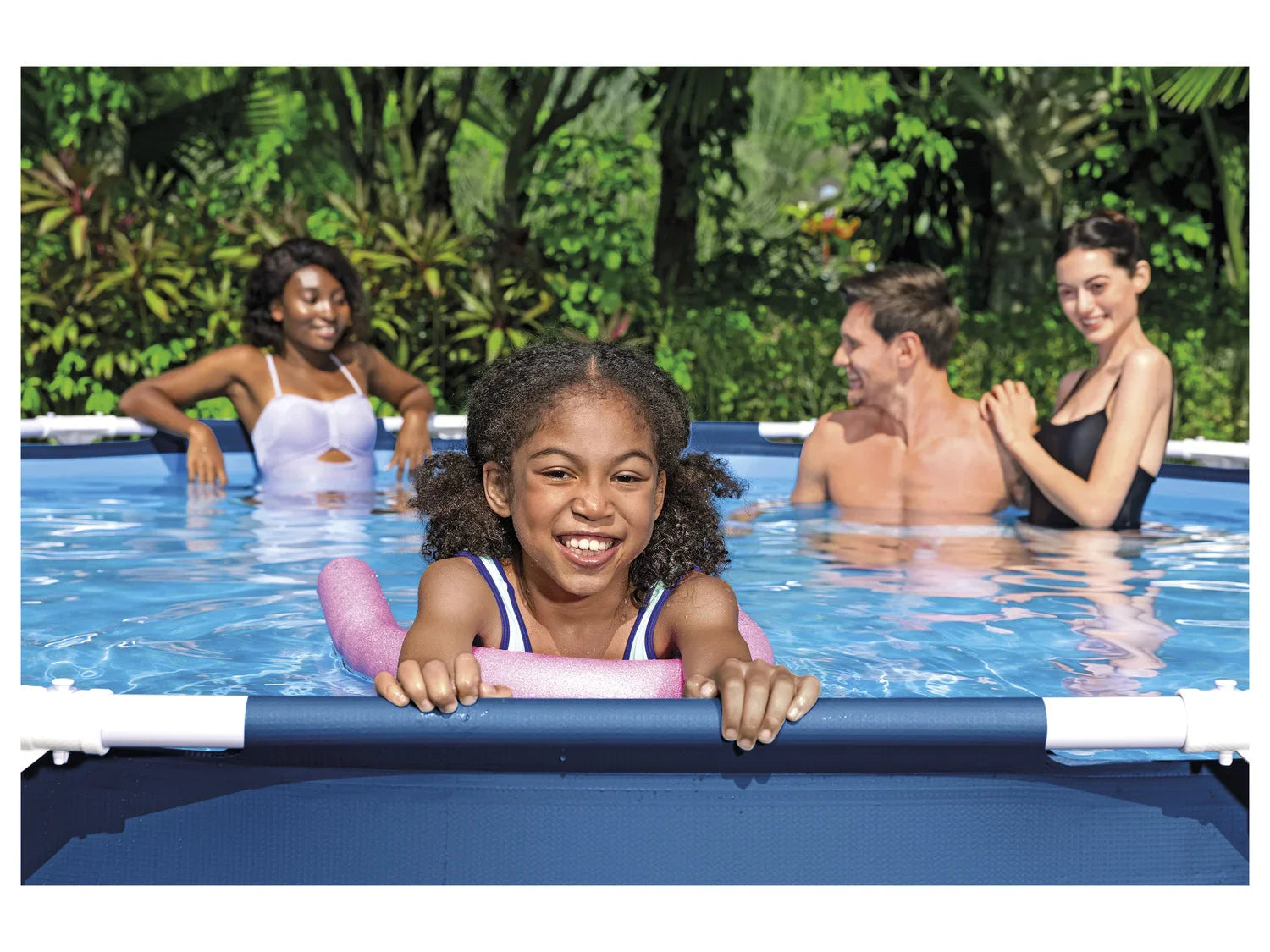Bestway Kit de piscine complet Steel Pro Frame Pool-Set avec pompe de filtration  366 x 84 cm