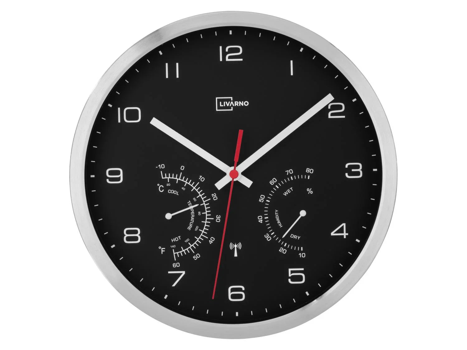 LIVARNO home Horloge murale radioguide