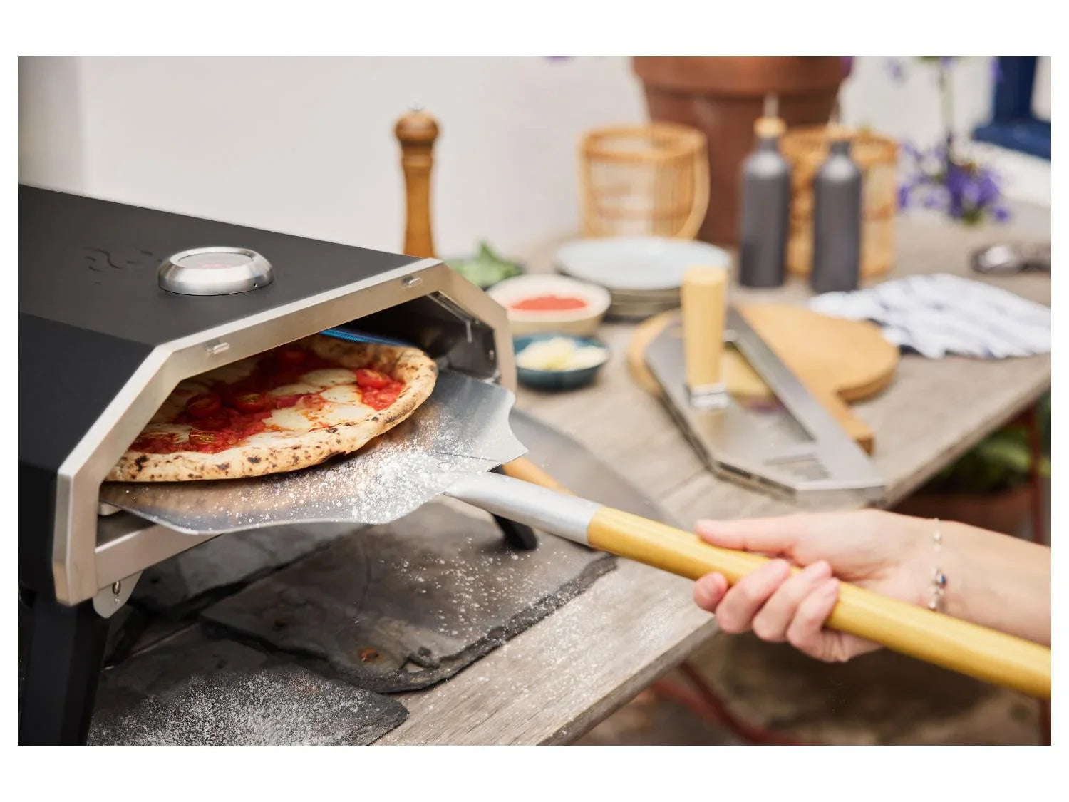 GRILLMEISTER Coupe-pizza ou Pelle  pizza