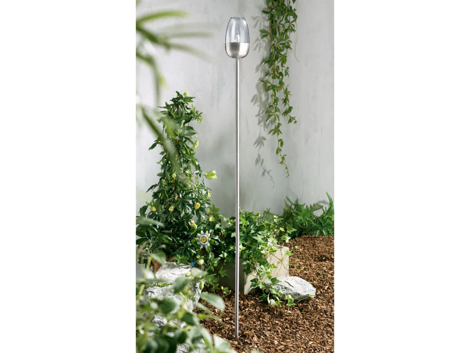 LIVARNO home Torche ou balise solaire  LED, effet flamme, 0,06 W
