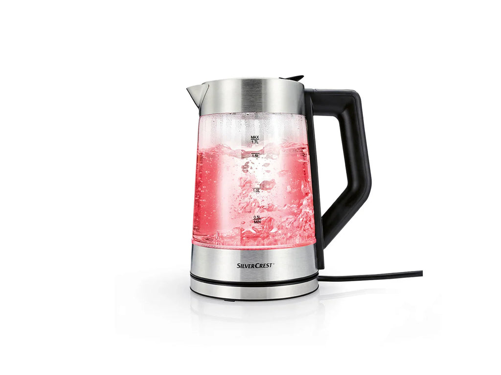 SILVERCREST KITCHEN TOOLS Bouilloire en verre, 1,7 L