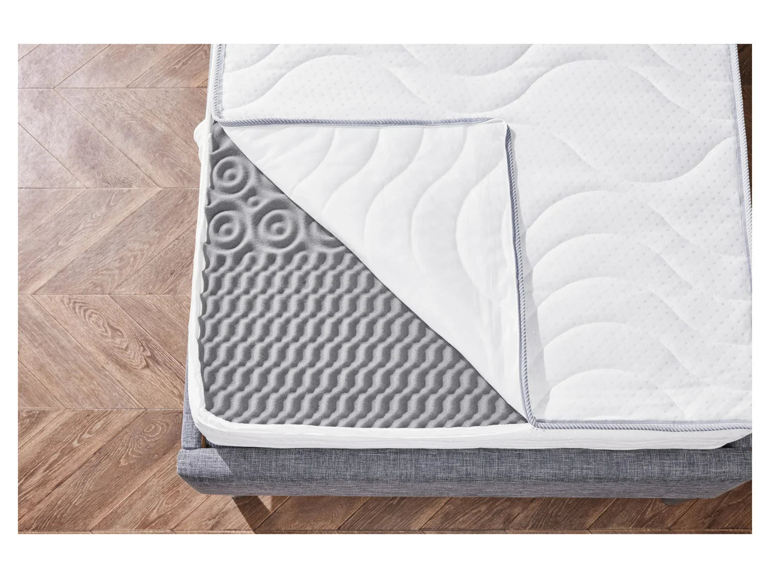 LIVARNO home Matelas  ressorts ensachs 1000-7 zones, H2, 140 x 190 cm