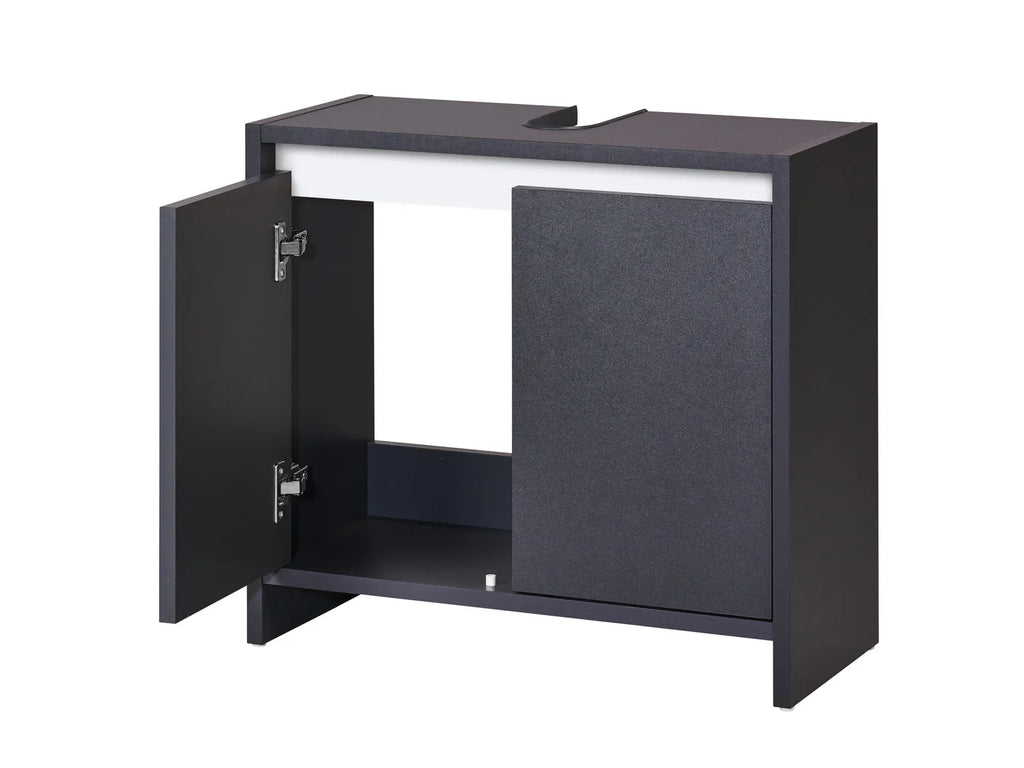 LIVARNO home Meuble sous-vasque Oslo, 60 x 55 x 28 cm, anthracite