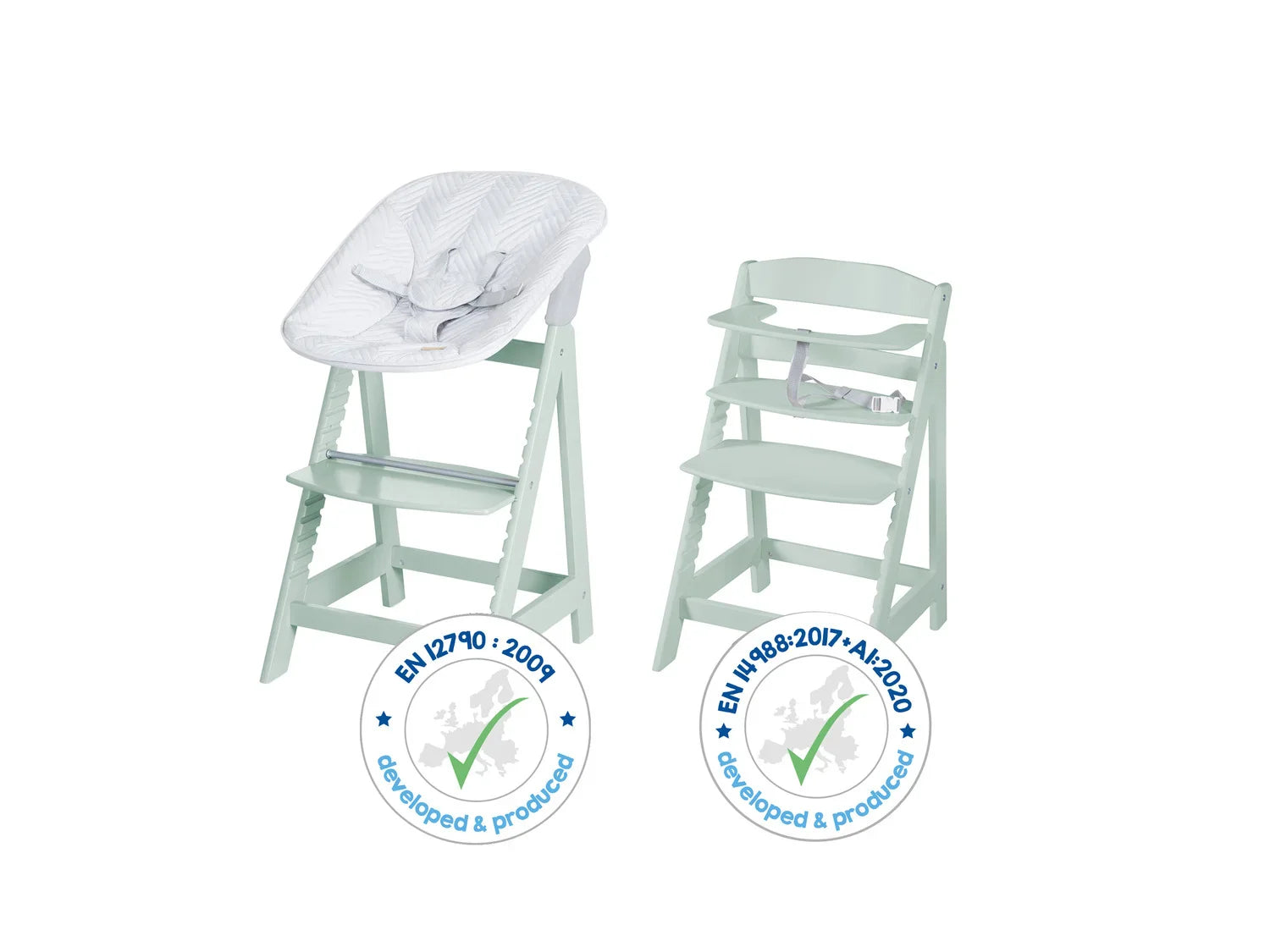 roba Chaise haute volutive Born Up Zick Zack 2 en 1
