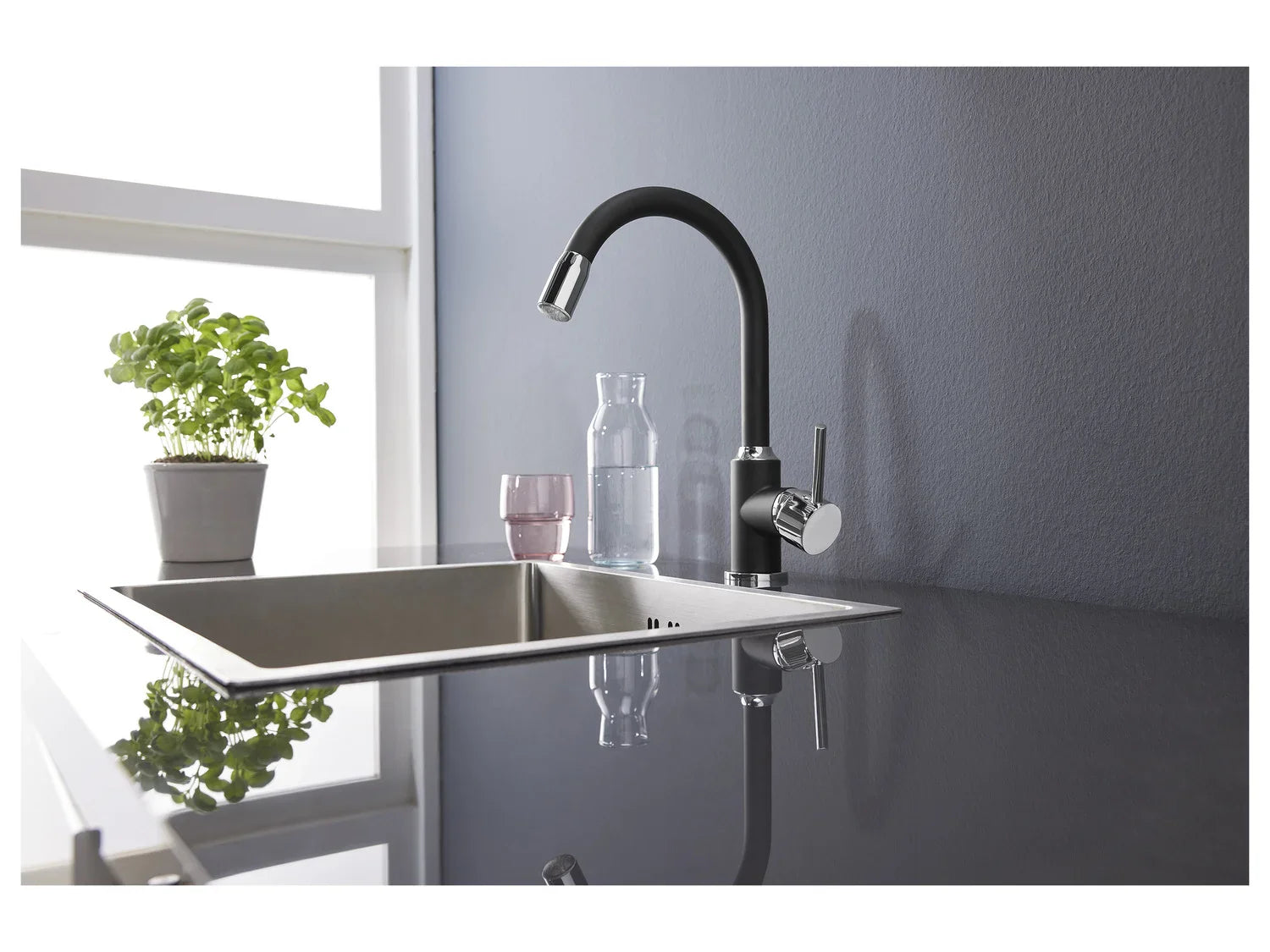 LIVARNO home Mitigeur robinet dvier  LED