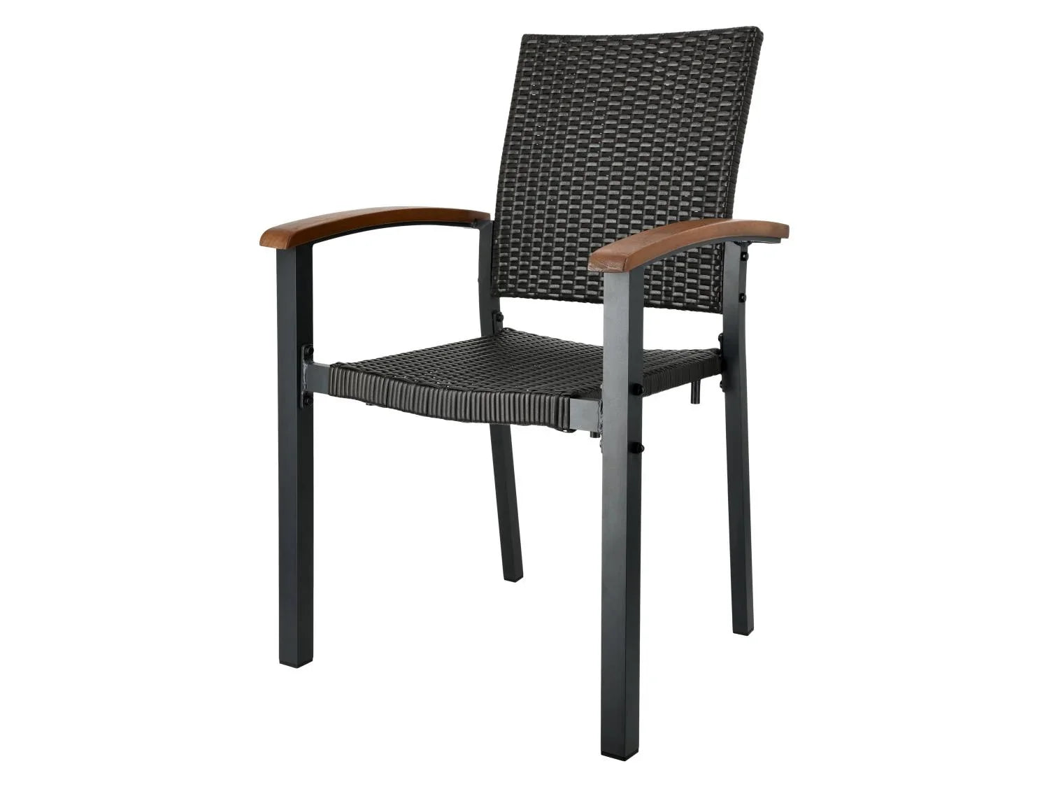 LIVARNO Table de jardin + Lot de 6 fauteuils en rsine tresse Valencia