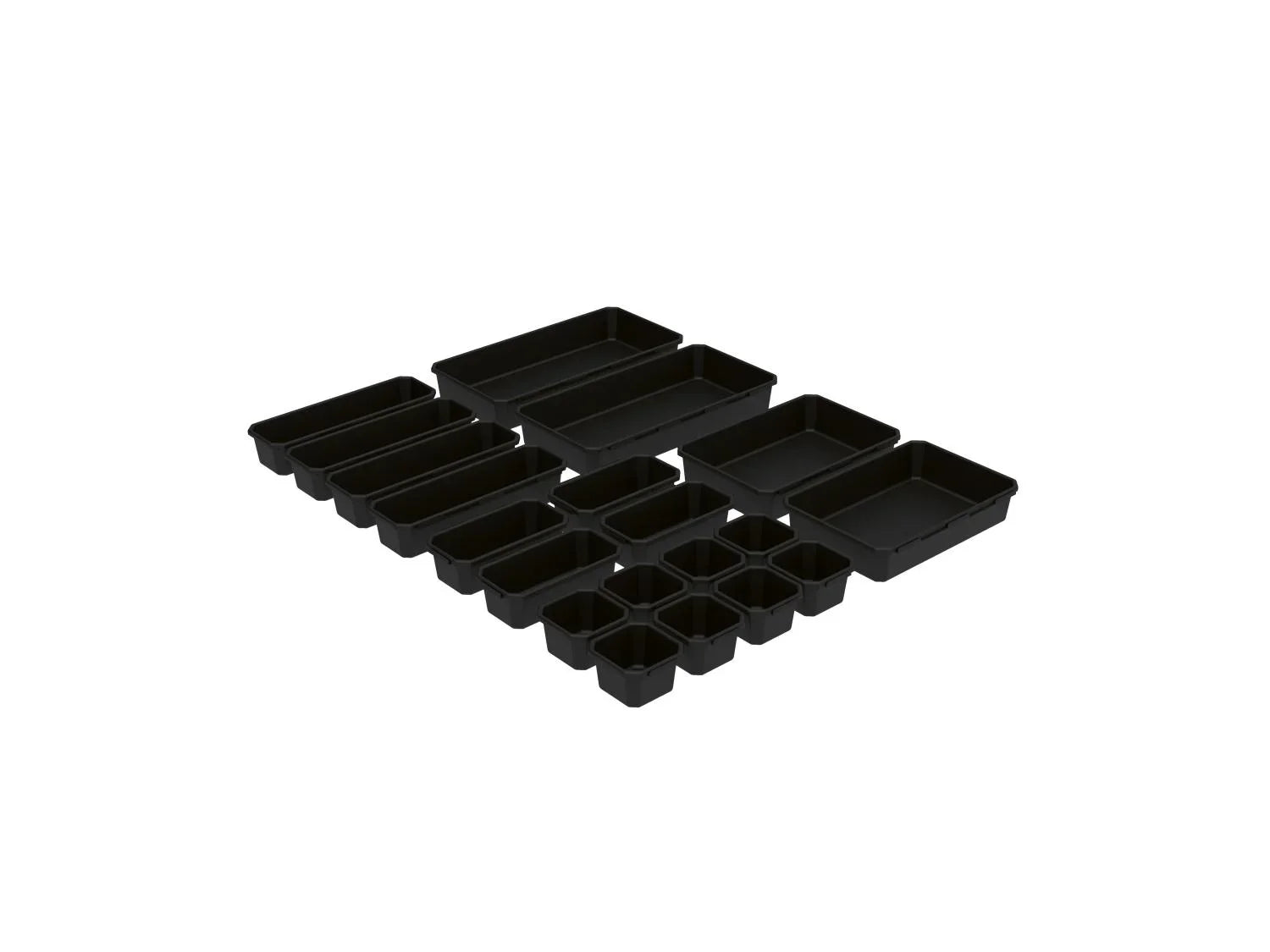 PARKSIDE Set de 20 bacs de rangement