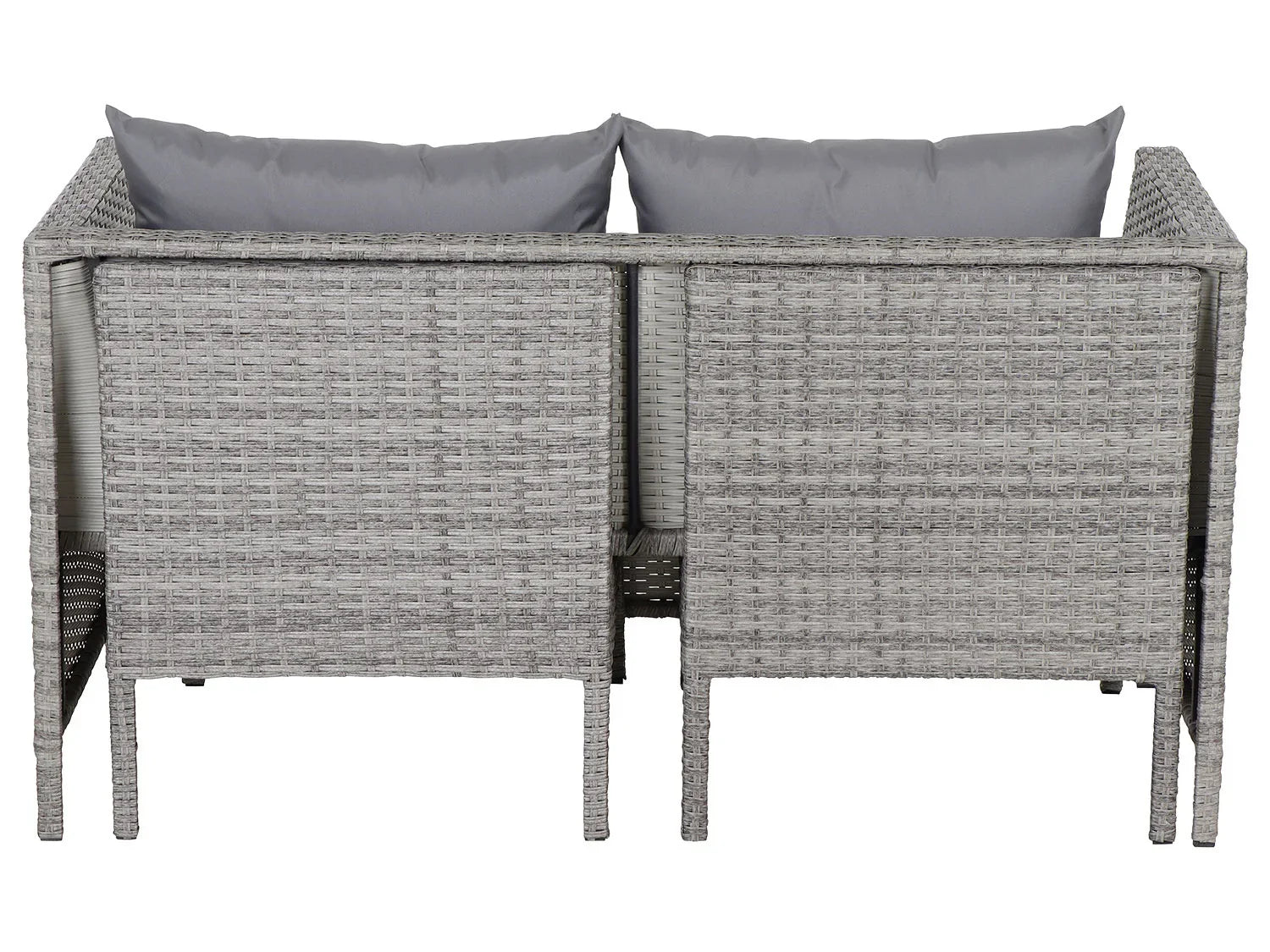 Gardamo Ensemble de jardin Vigo Lounge, 4 pices, gris