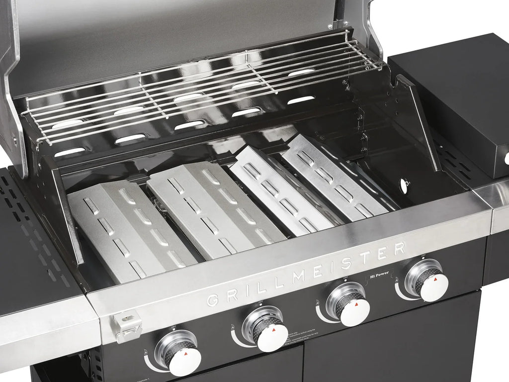 GRILLMEISTER Barbecue  gaz, avec 4 zones de cuisson