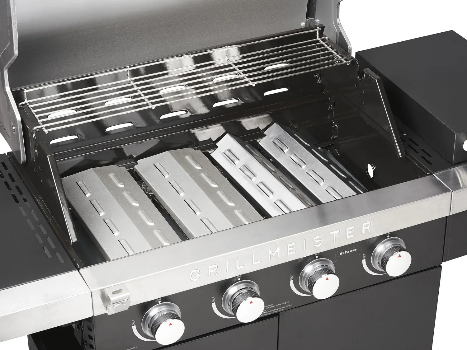 GRILLMEISTER Barbecue  gaz, avec 4 zones de cuisson