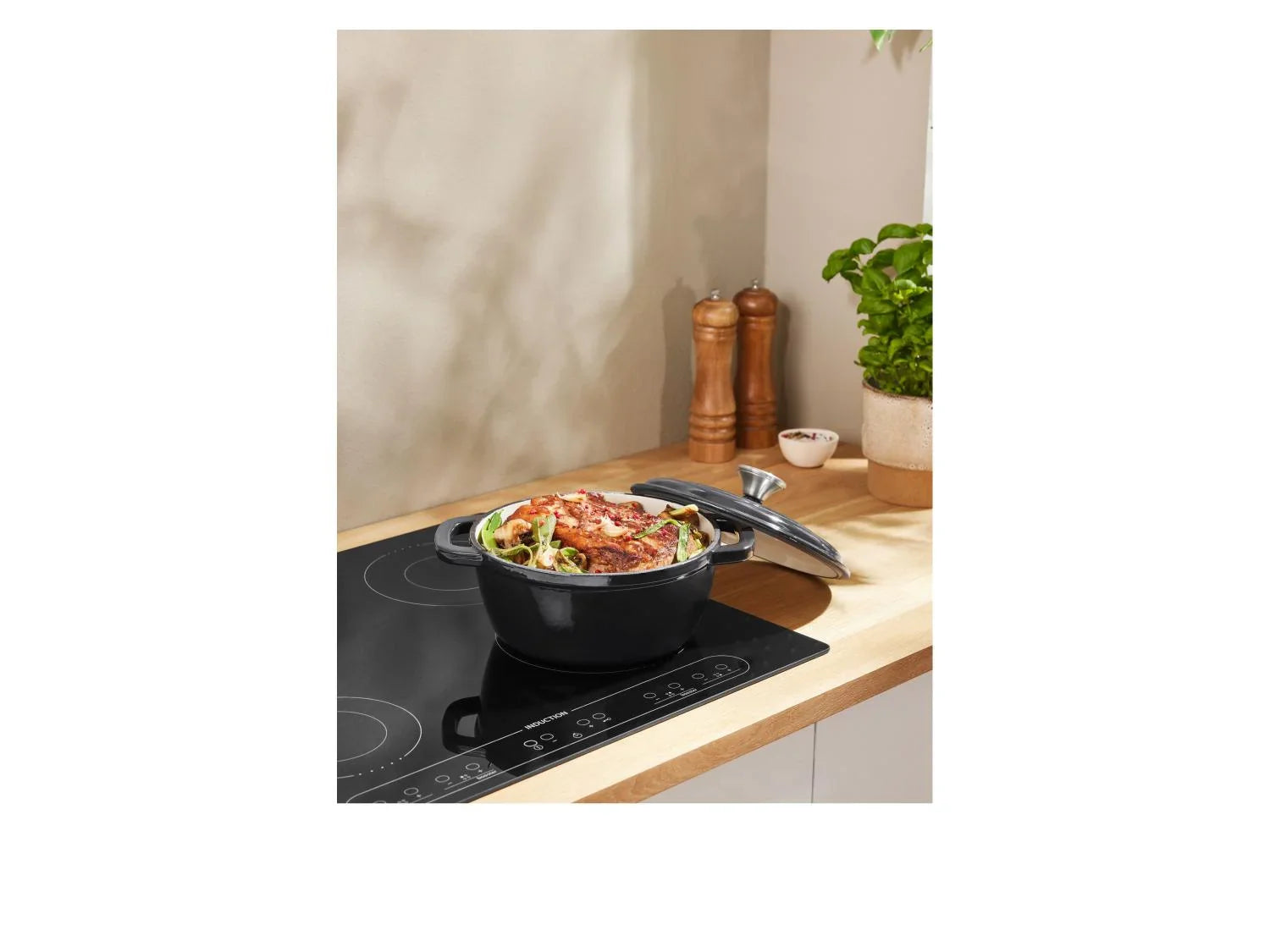 SILVERCREST Faitout en fonte Premium, 22 cm