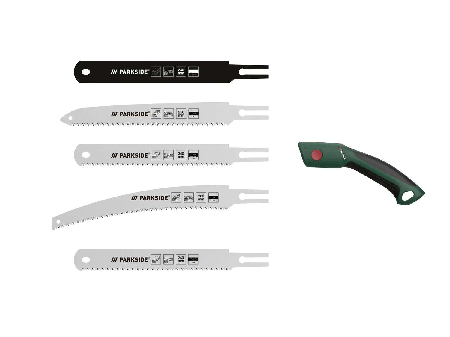 PARKSIDE Jeu de scies  main, 6 pices