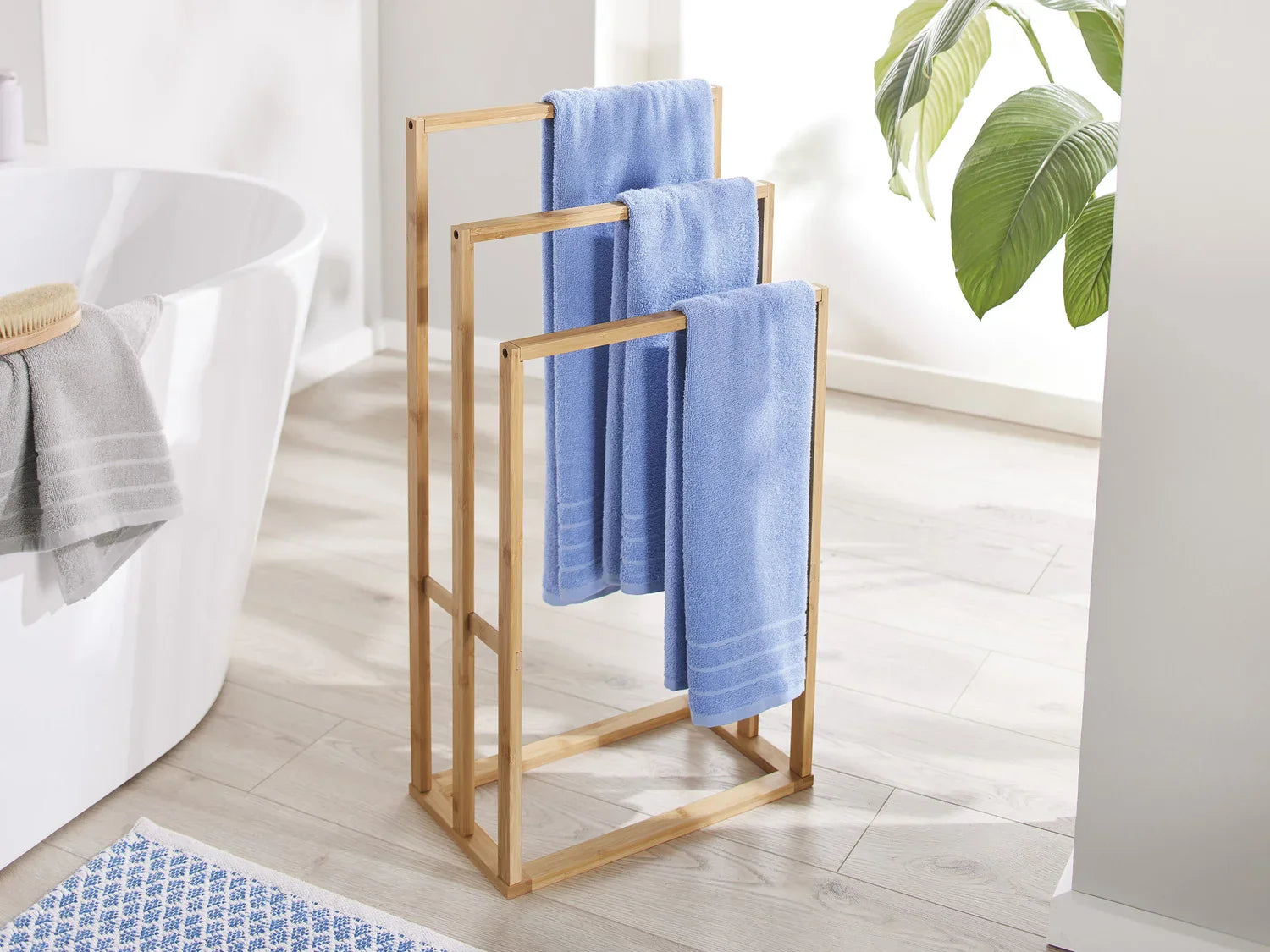 LIVARNO home tagre ou porte-serviettes en bambou