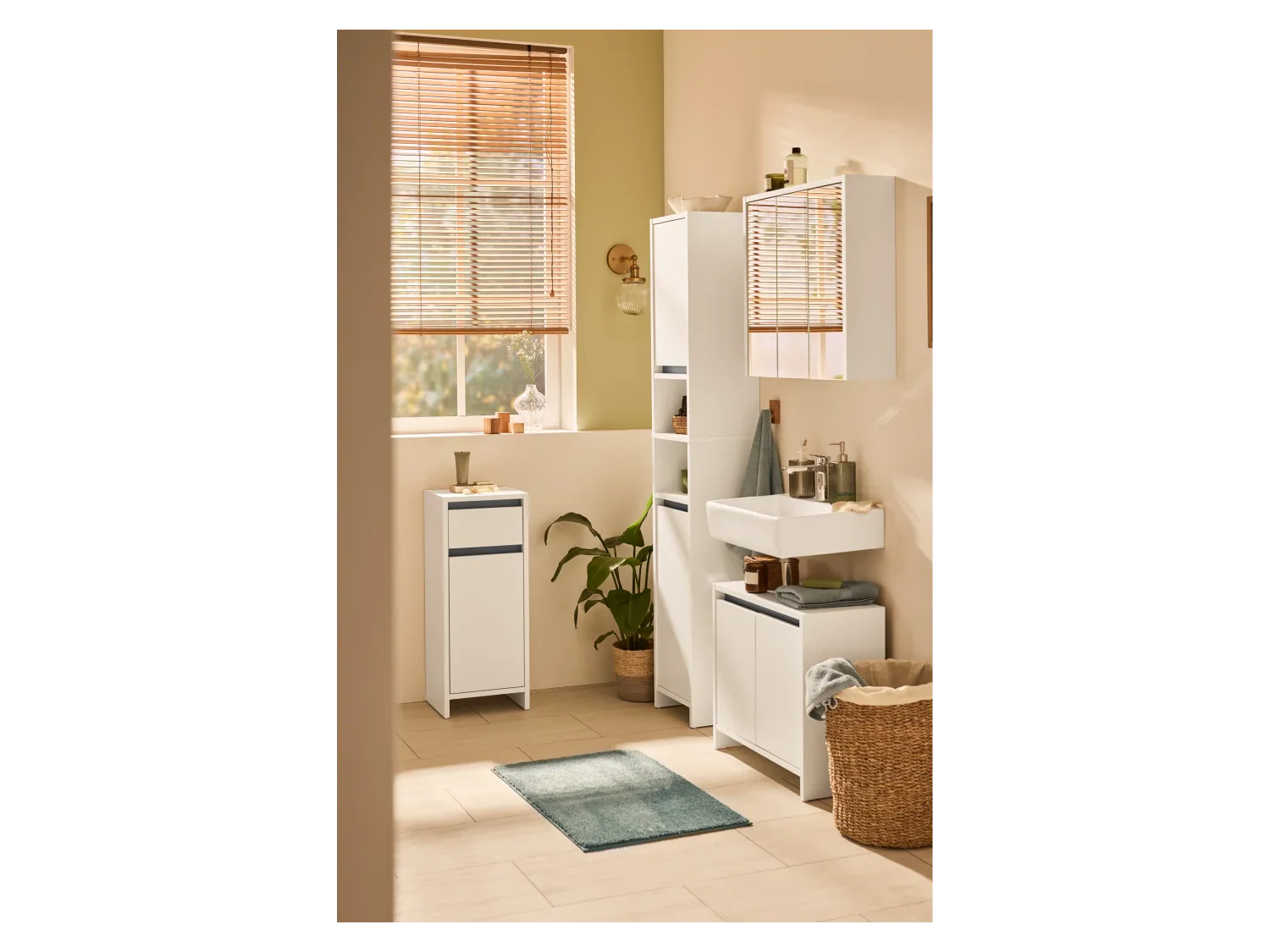 LIVARNO home Armoire de toilette, 65 x 60 x 17 cm, Oslo