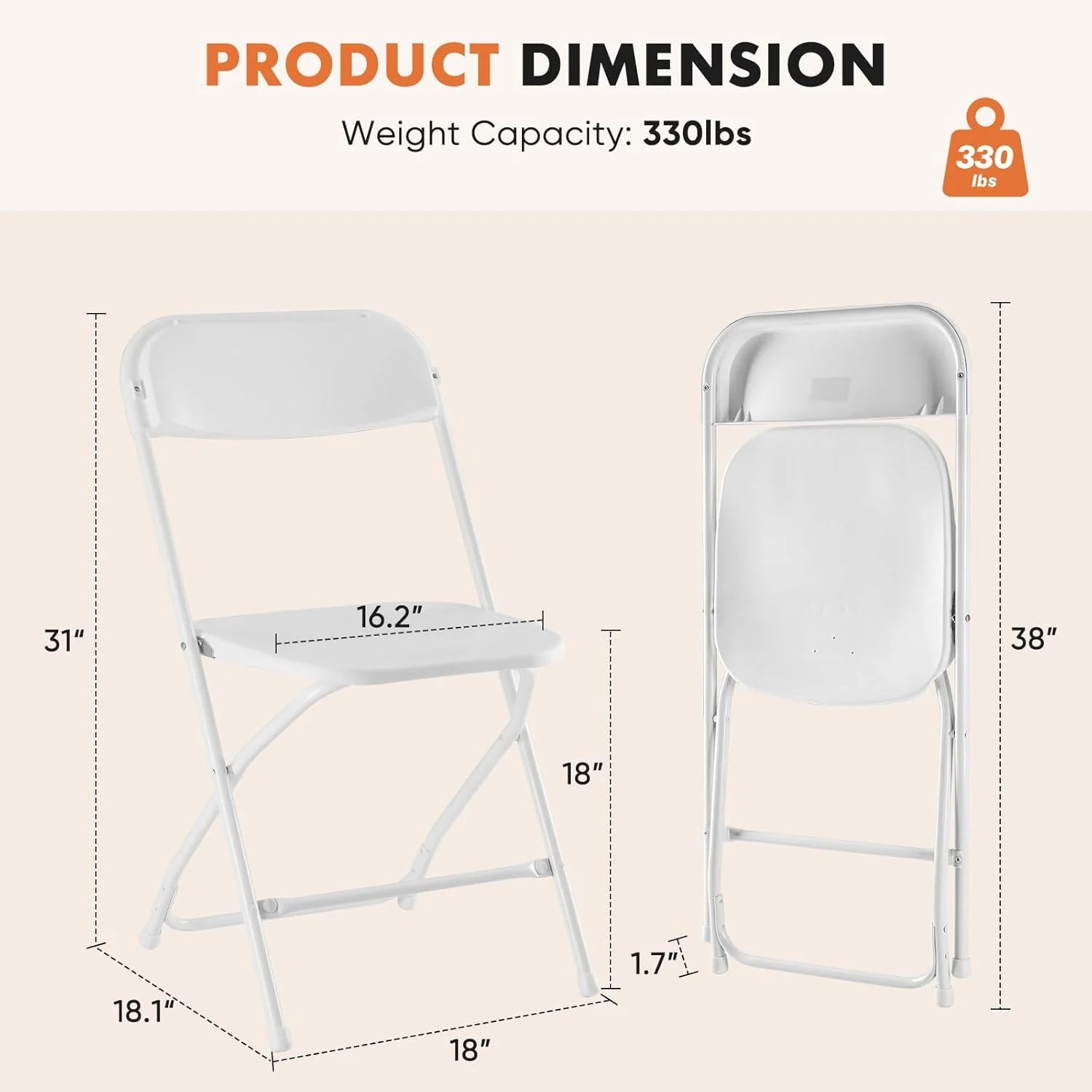 Sweetcrispy Folding Chair 12 Pack, Leather Padded Folding Chairs, Sturdy Metal Foldable Chairs