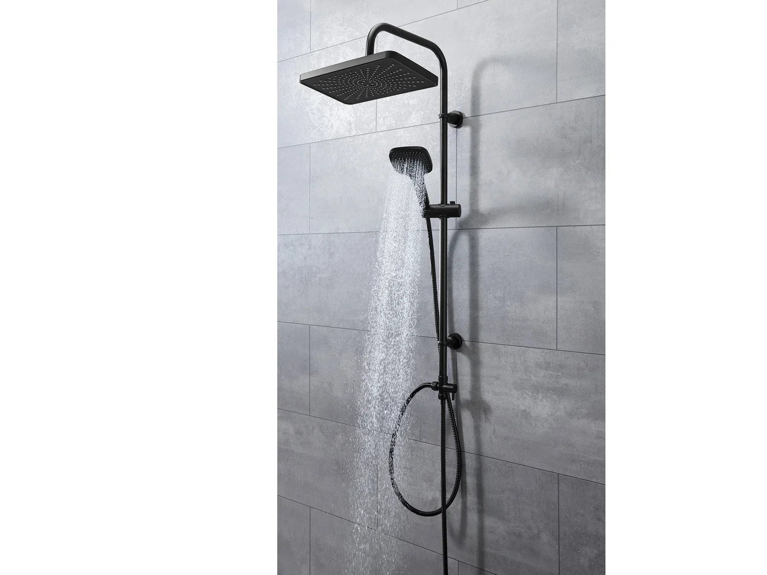 LIVARNO home Colonne de douche XXL avec systme anti-gouttes