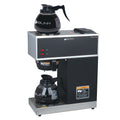 BUNN VPR-2GD 12-Cup Pourover Coffee Maker, Black, with Upper & Lower Warmers, 2 Glass Decanters, Commercial Use