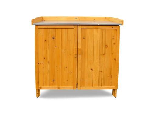 HABAU Table de jardin avec meuble bas, 98 x 48 x 95 cm