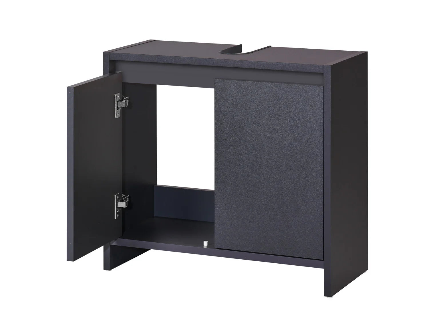 LIVARNO home Meuble sous-vasque Oslo, 60 x 55 x 28 cm, anthracite
