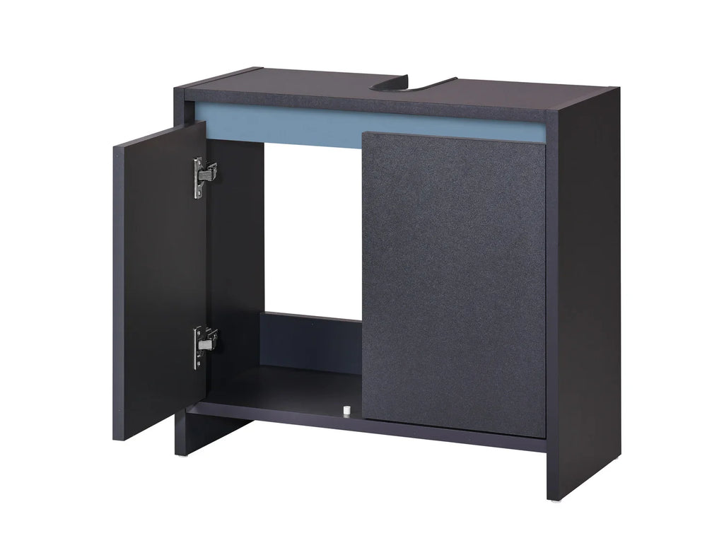 LIVARNO home Meuble sous-vasque Oslo, 60 x 55 x 28 cm, anthracite