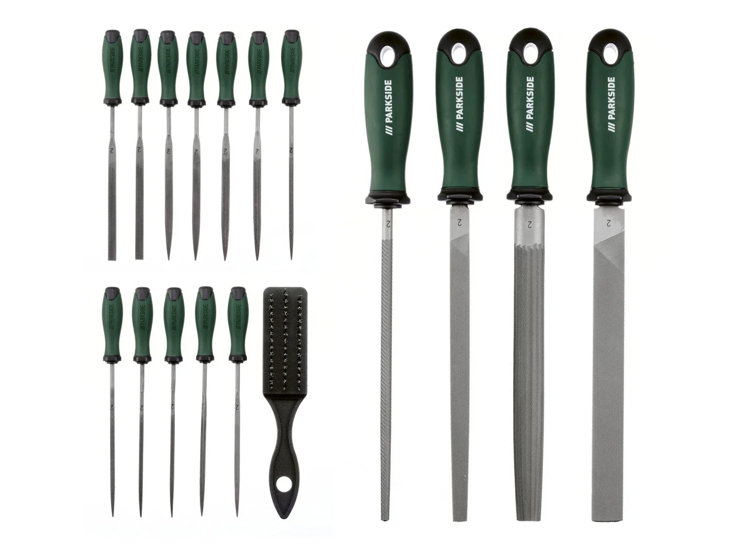 PARKSIDE Set de limes d'atelier, 17 pices