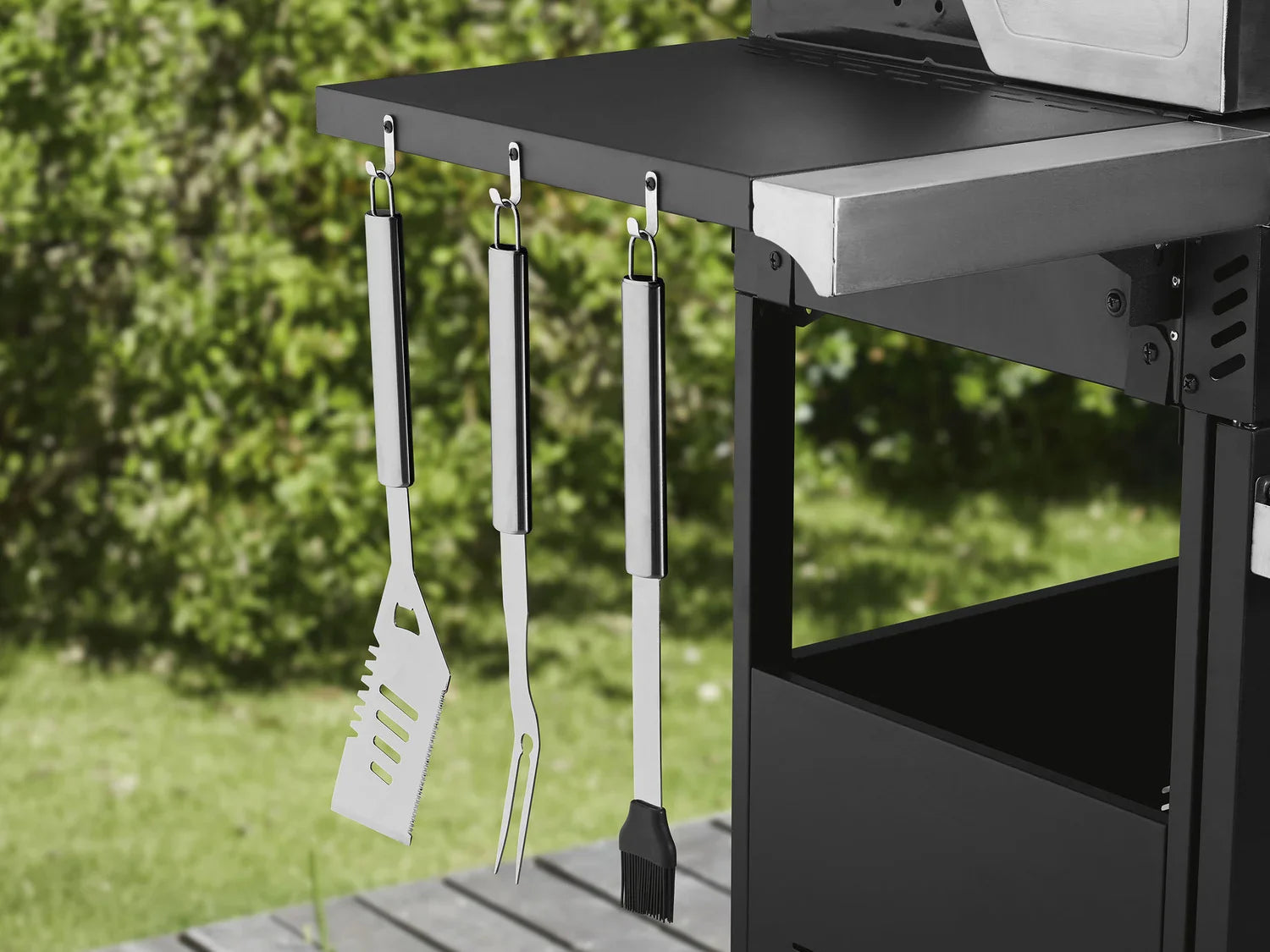 GRILLMEISTER Barbecue  gaz, avec 4 zones de cuisson