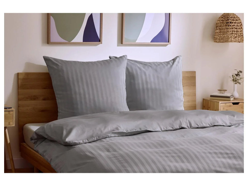 LIVARNO Drap-housse en satin de coton et bambou, 140 - 160 x 200 cm