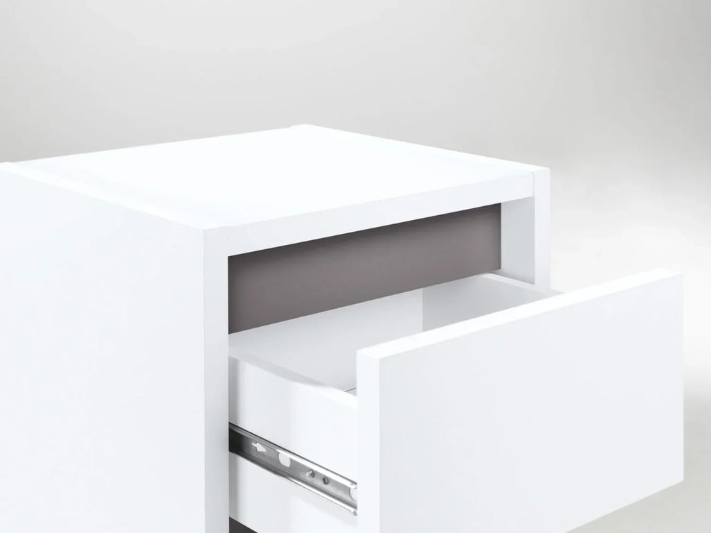 LIVARNO home Armoire latrale de salle de bains Oslo, 32 x 99 x 30 cm, blanche