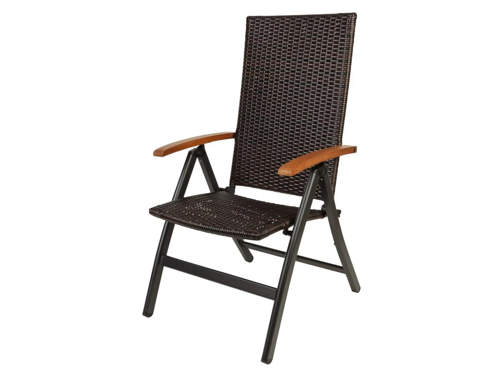 LIVARNO home Ensemble tress  Valencia , 7 pices - table standard et 6 fauteuils pliants
