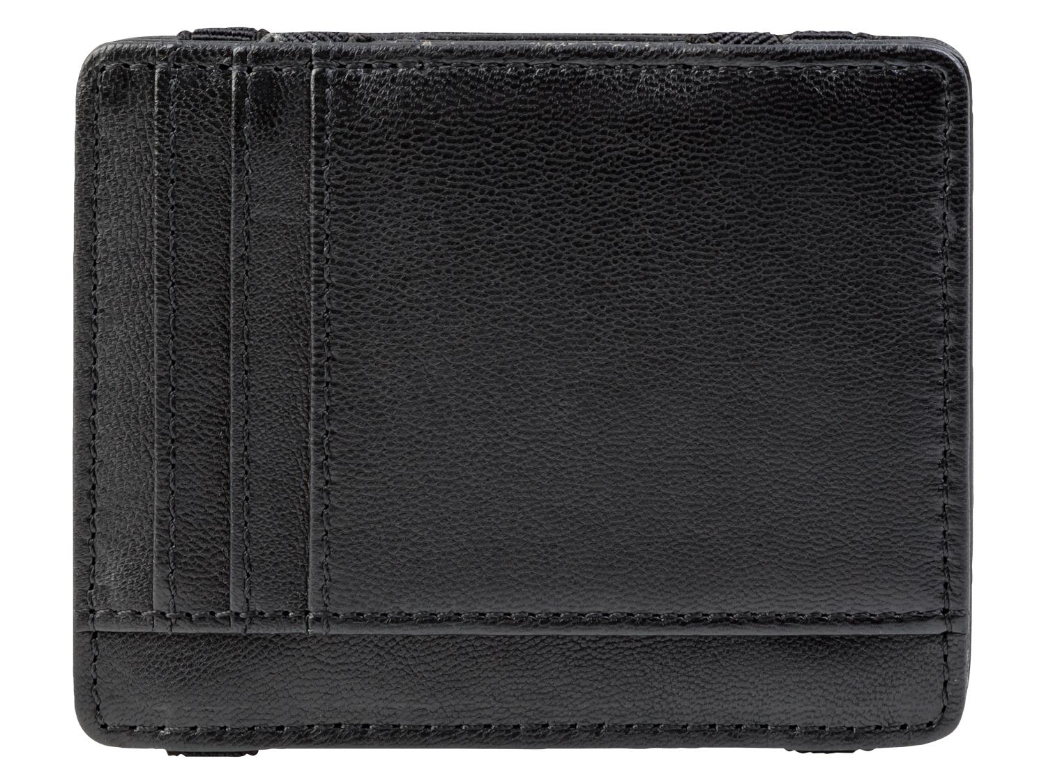 LIVERGY Magic Wallet ou portefeuille en cuir homme