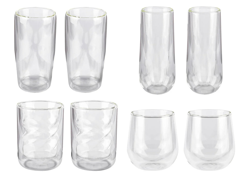 ERNESTO Lot de 2 verres  double paroi