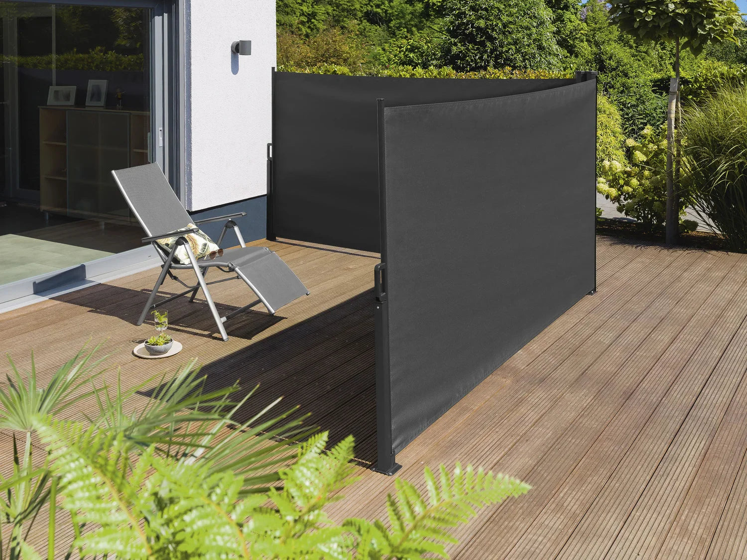 LIVARNO home Store latral double, 600 x 160 cm, anthracite