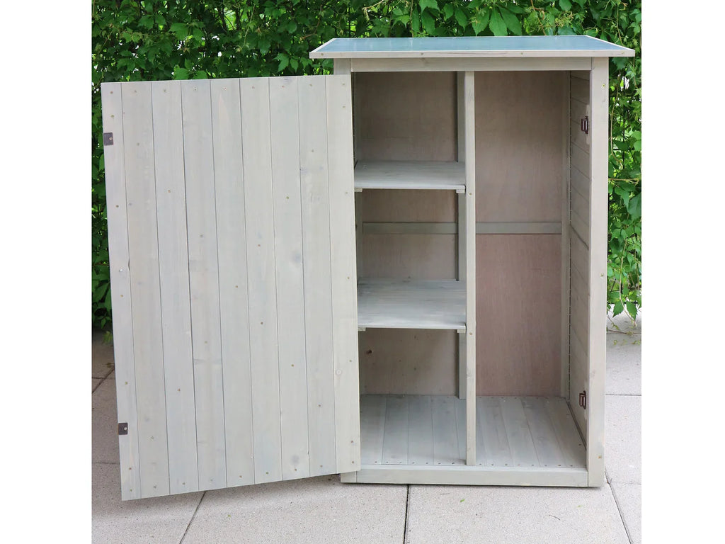 HABAU Armoire de jardin Benno, 76 x 56 x 117 cm, gris